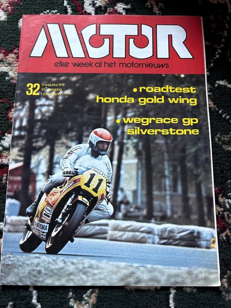 Motor tijdschrift 11 Augustus 1978 - Honda Gold Wing, Ophalen of Verzenden, Gelezen, Algemeen