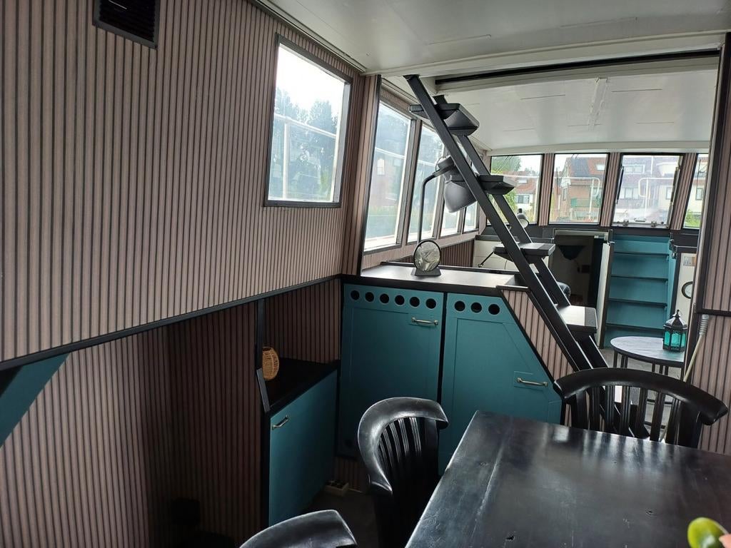 Varende bungalow 14.95 x 4.85 m evt met ligplaats, Huizen en Kamers, Woonboten te koop, 3 kamers, Verkoop zonder makelaar, Amsterdam