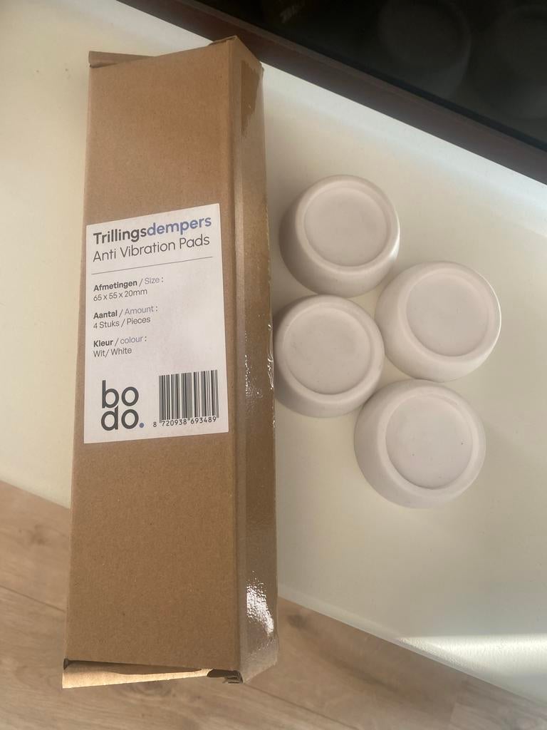 Bodo Trillingsdempers - Zo goed als nieuw!, Witgoed en Apparatuur, Wasmachines, Ophalen of Verzenden, Zo goed als nieuw