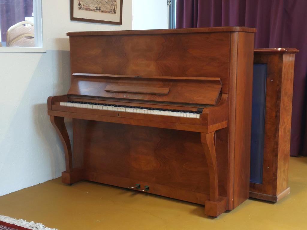 Gereviseerde Bechstein concertpiano, Muziek en Instrumenten, Piano's, Gebruikt, Piano, Bruin, Ophalen