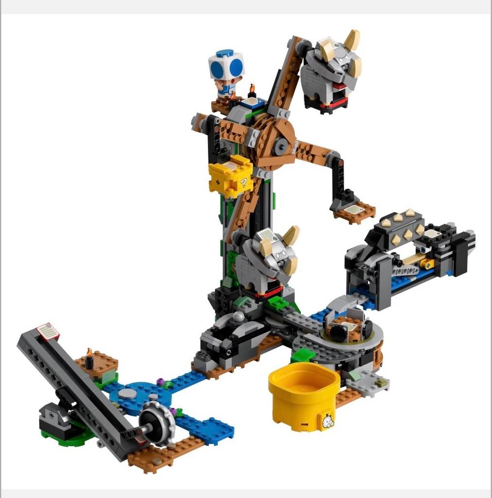 Lego Super Mario 71390 Reznor Knockdown Uitbreidingsset, Ophalen of Verzenden, Zo goed als nieuw, Complete set, Lego