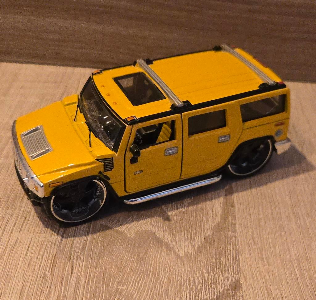 Burago 1/32 Hummer H2 Modelauto, Hobby en Vrije tijd, Modelauto's | 1:18, Ophalen of Verzenden, Zo goed als nieuw, Auto, Bburago