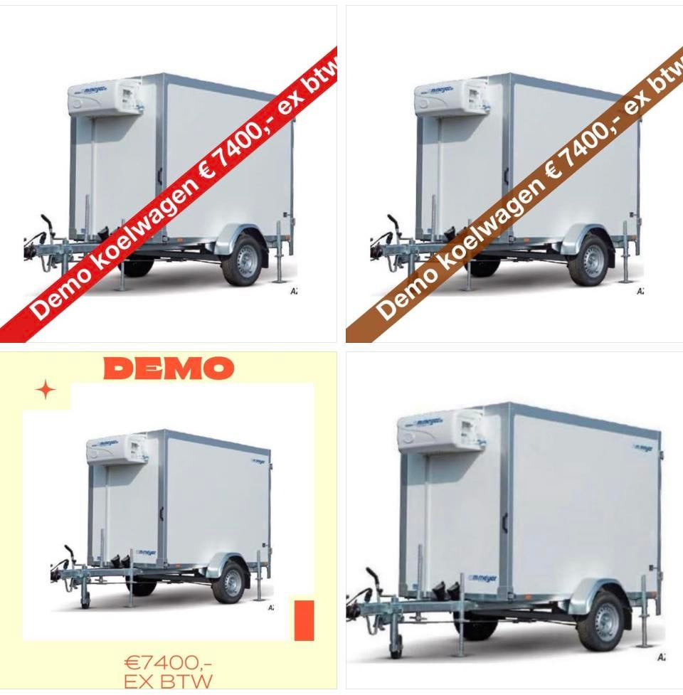 Te koop demo en nieuwe meyer koelwagens govi te koop, Ophalen, Zo goed als nieuw, Overige