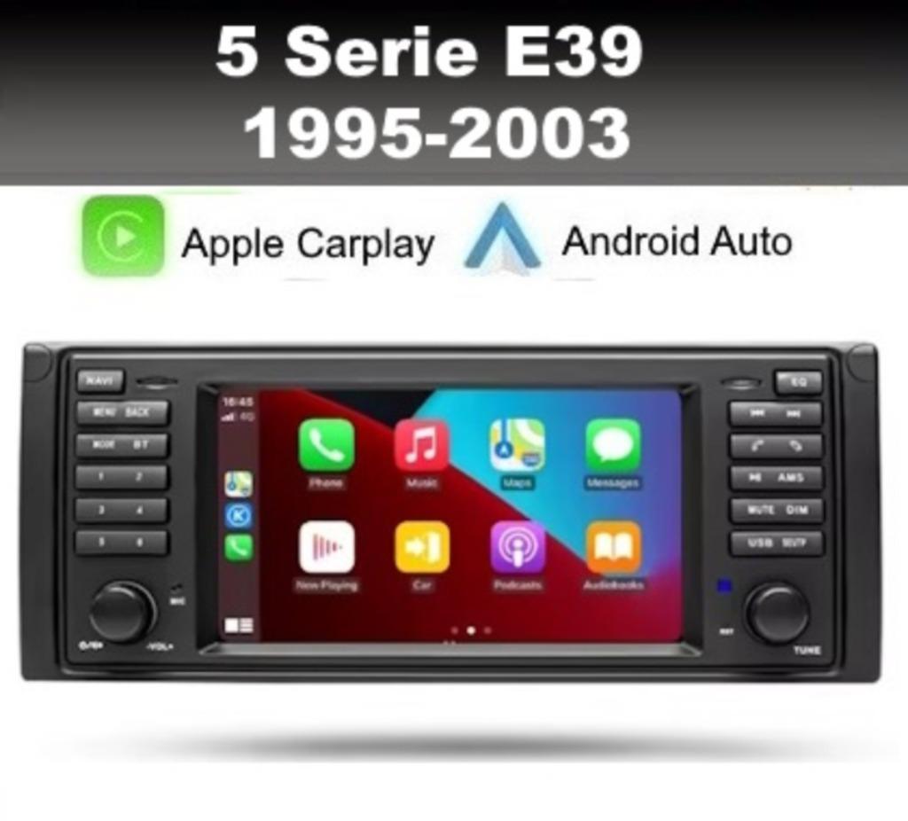 BMW 5serie E39 X5 android 14 radio wifi navigatie carplay, Ophalen of Verzenden, Nieuw