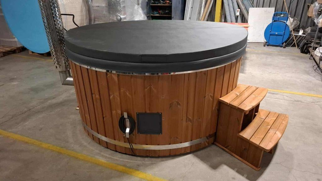 Luxe Ronde Glasvezel Hottub (Ø200 cm), Verzenden, Nieuw
