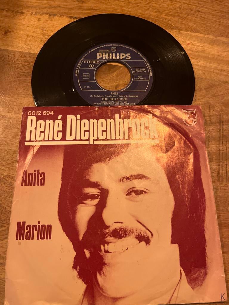 René Diepenbrock - Anita / Marion - Single, 7 inch, Single, Ophalen of Verzenden, Zo goed als nieuw