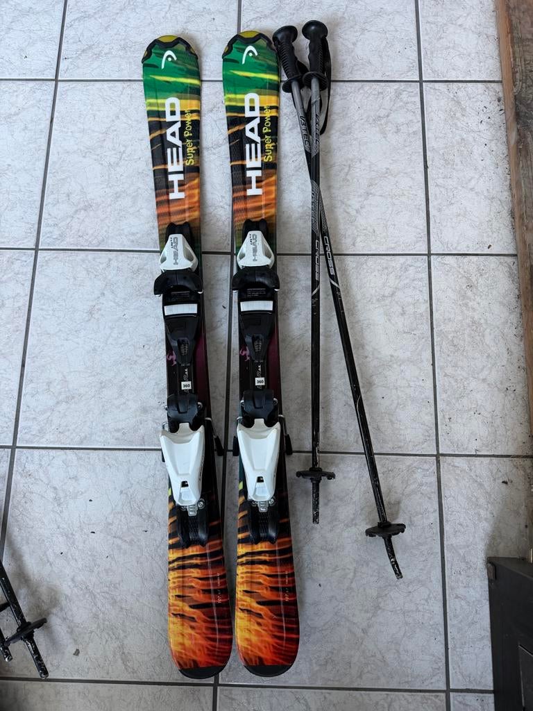 Head super power  ski’s 107cm, Ophalen, 160 tot 180 cm, Zo goed als nieuw, Head