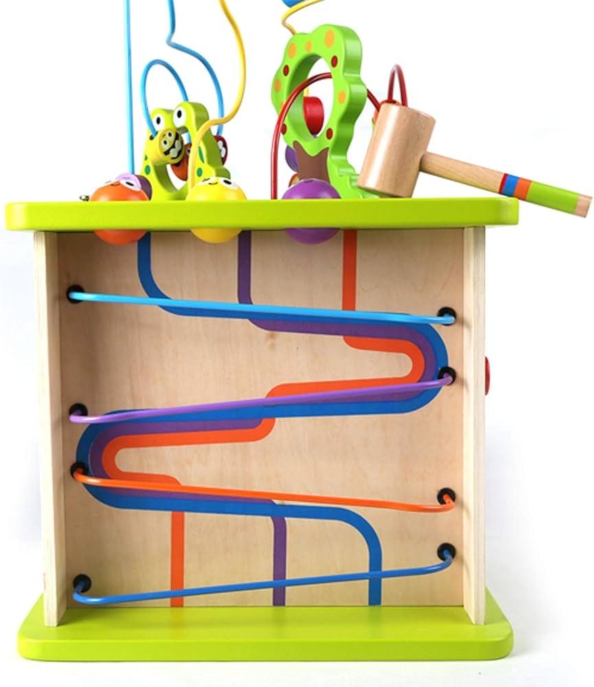 Hape houten speelkubus motoriek speelgoed kleine diertjes, Ophalen, Zo goed als nieuw, Overige typen, Met geluid