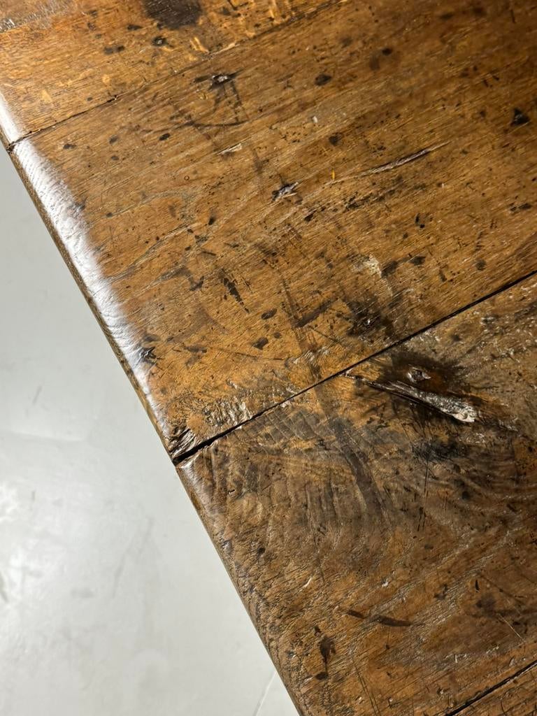 Franse eettafel antiek 227cm, Ophalen of Verzenden