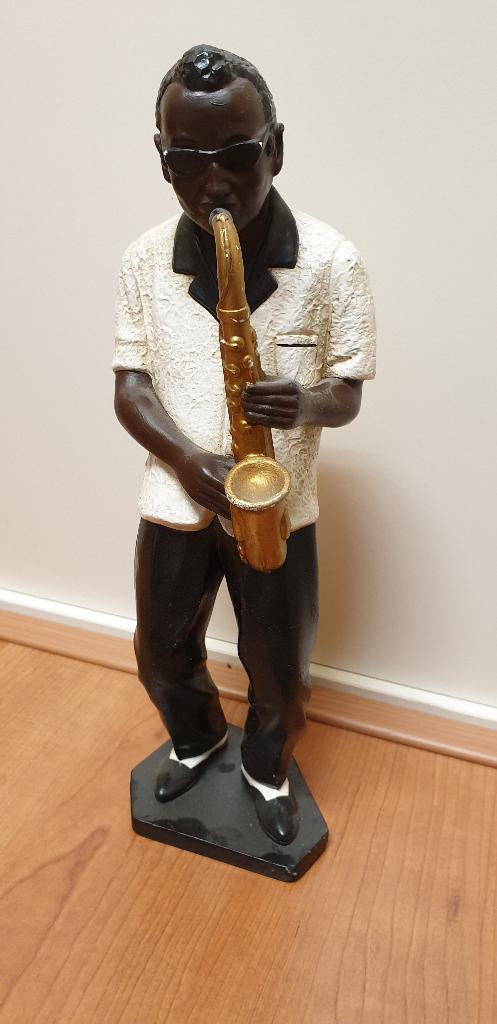 Beeld Saxofonist, Ophalen of Verzenden, Zo goed als nieuw, Mens