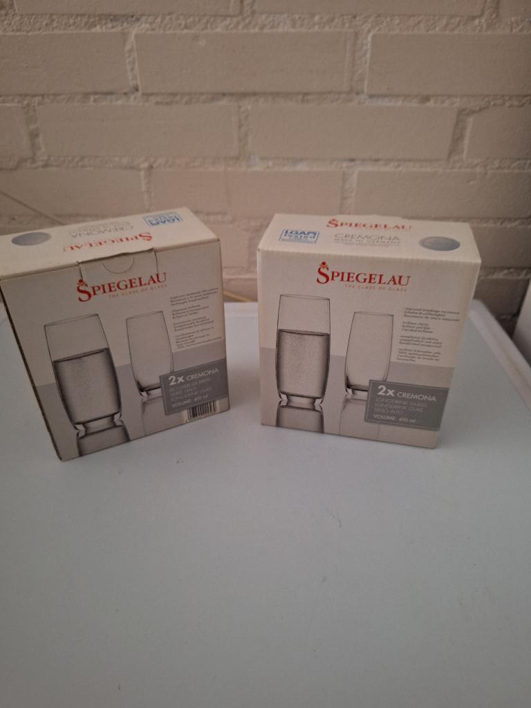 Spiegelau longdrink glazen nieuw, Ophalen, Nieuw, Frisdrankglas