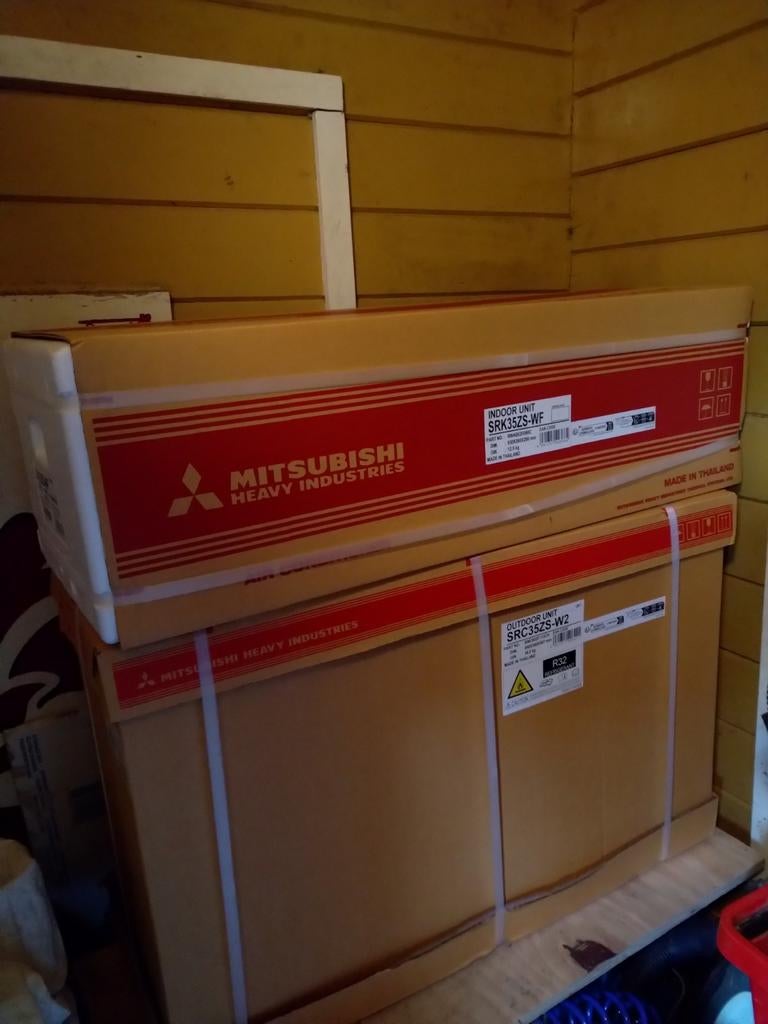 Mitsubishi heavy industries srk35zs-wf zsc35zs-w met wifi, Witgoed en Apparatuur, Airco's, Ophalen of Verzenden, Nieuw