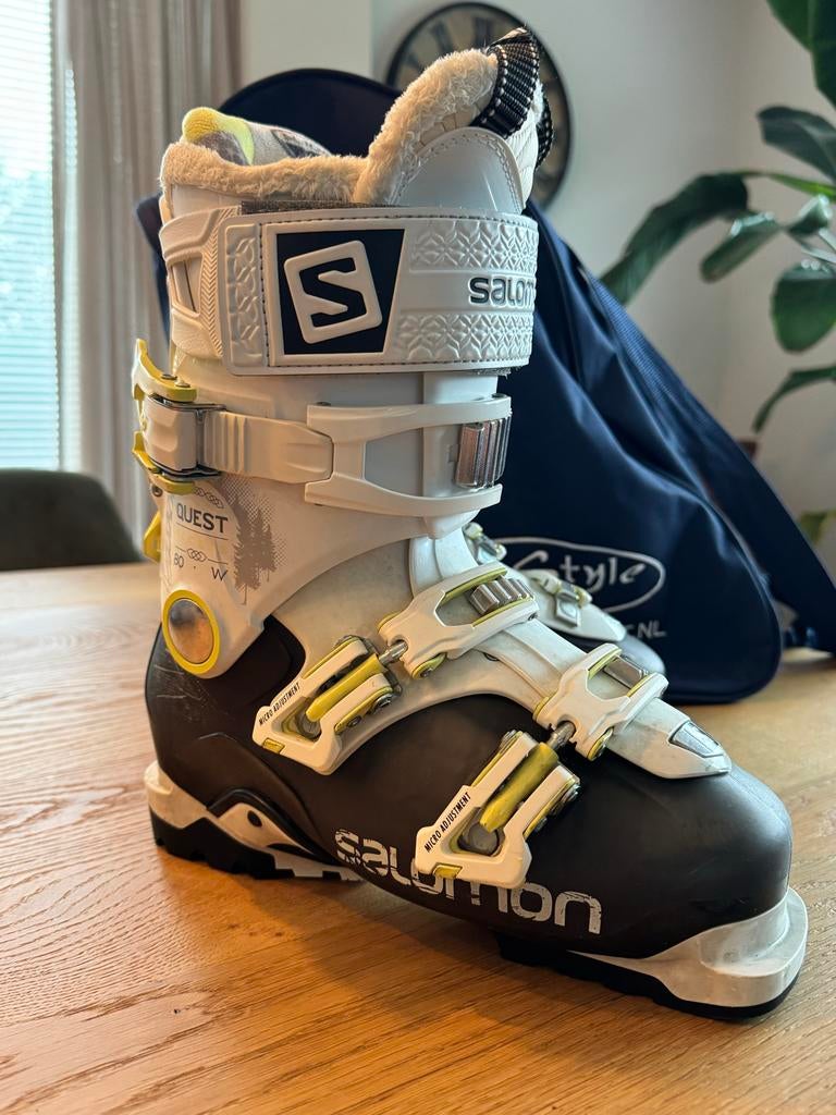 Dames skischoen Salomon quest acces maat 37, Sport en Fitness, Skiën en Langlaufen, 160 tot 180 cm, Schoenen, Zo goed als nieuw
