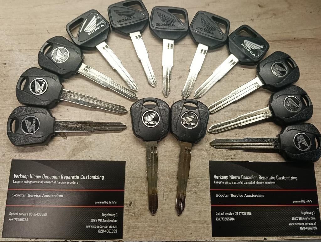 Honda sleutel cbr adv all key lost sleutel kopie, Ophalen of Verzenden
