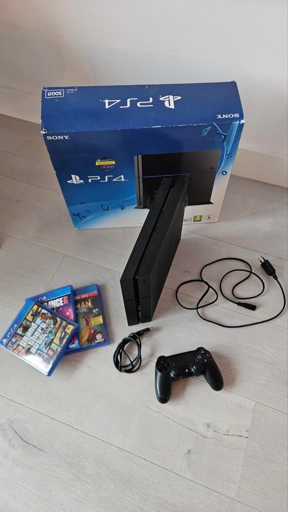 Playstation 4 - 500GB - 3 games - 1 controller, Verzenden, Met 1 controller, Original