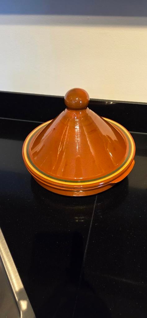 Tajine aardewerk - Marokkaanse stoofpot, Overige materialen, Gebruikt, Pot, Bus of Blik, Ophalen of Verzenden