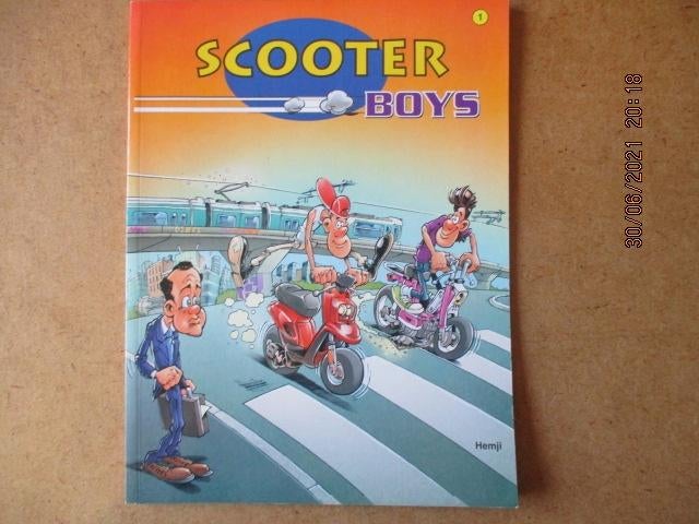 adv3912 scooter boys, Boeken, Eén stripboek, Ophalen, Gelezen