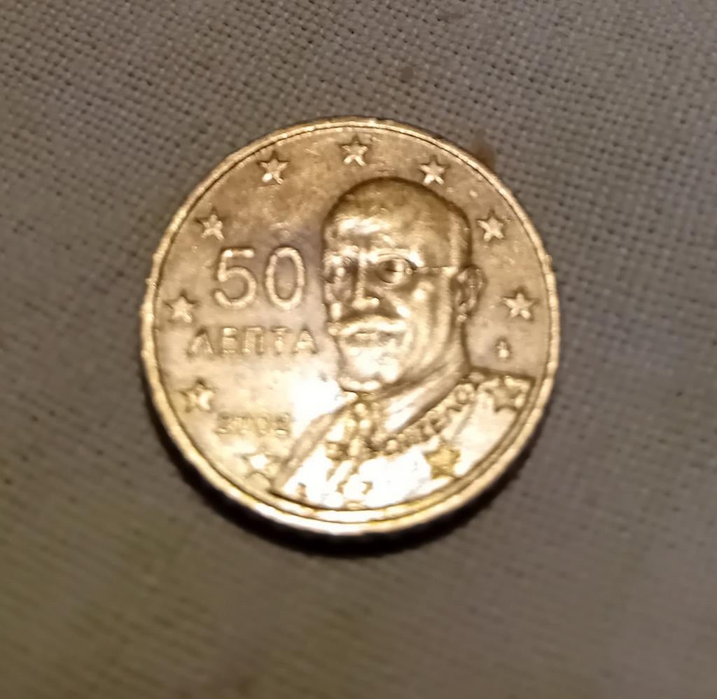 Zeldzame 50 cent Griekenland 2002 (F markering)

Bieden, Ophalen of Verzenden, Losse munt