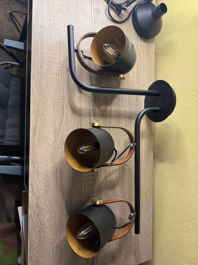 10 stuks Luxe industriële design wand-/plafondlampen, Huis en Inrichting, Woonaccessoires | Wijnrekken, Zo goed als nieuw, Minder dan 50 cm