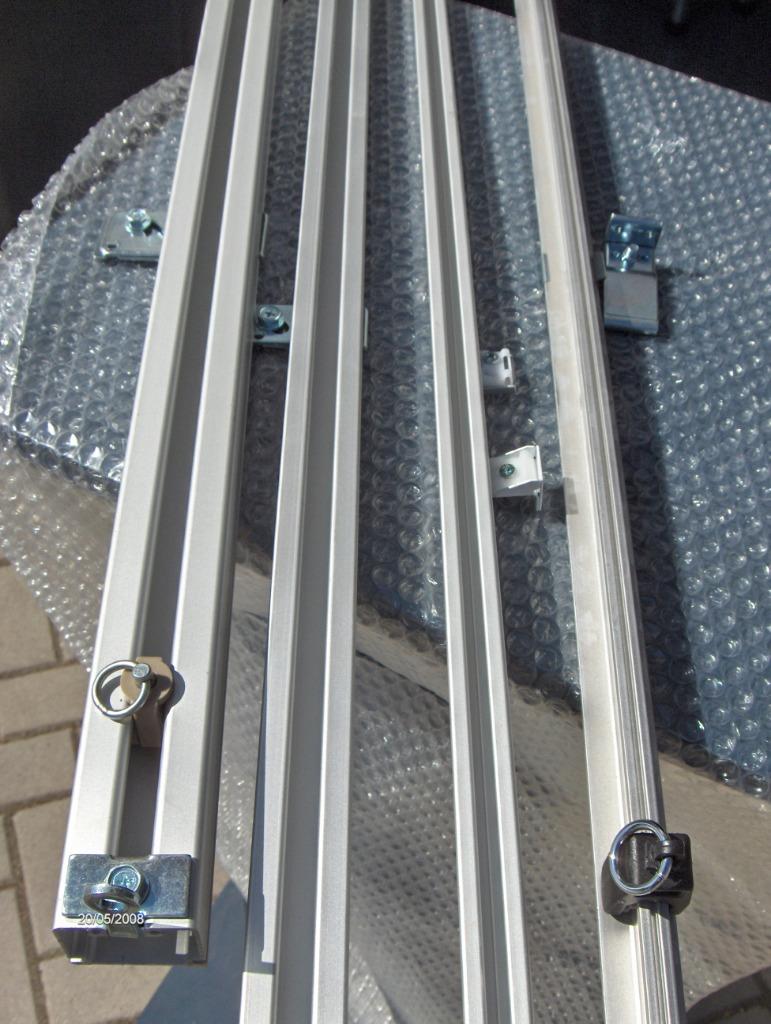 Aluminium gordijnrails