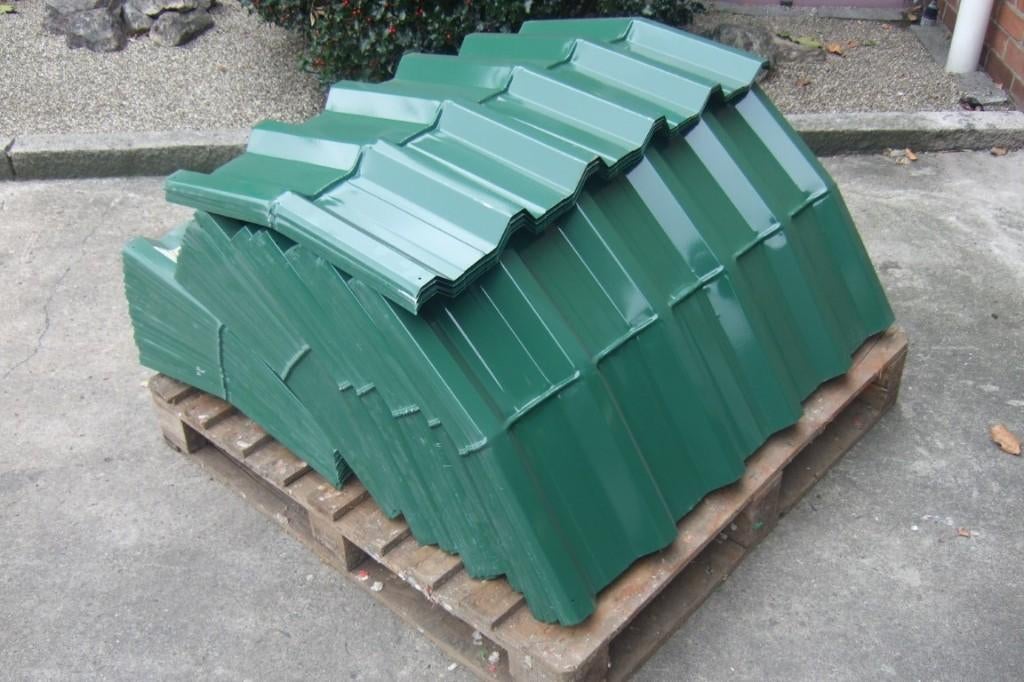 damwand nokplaten, Doe-het-zelf en Verbouw, Dakpannen en Dakbedekking, Overige kleuren, Nieuw, 15 m² of meer, Metaal