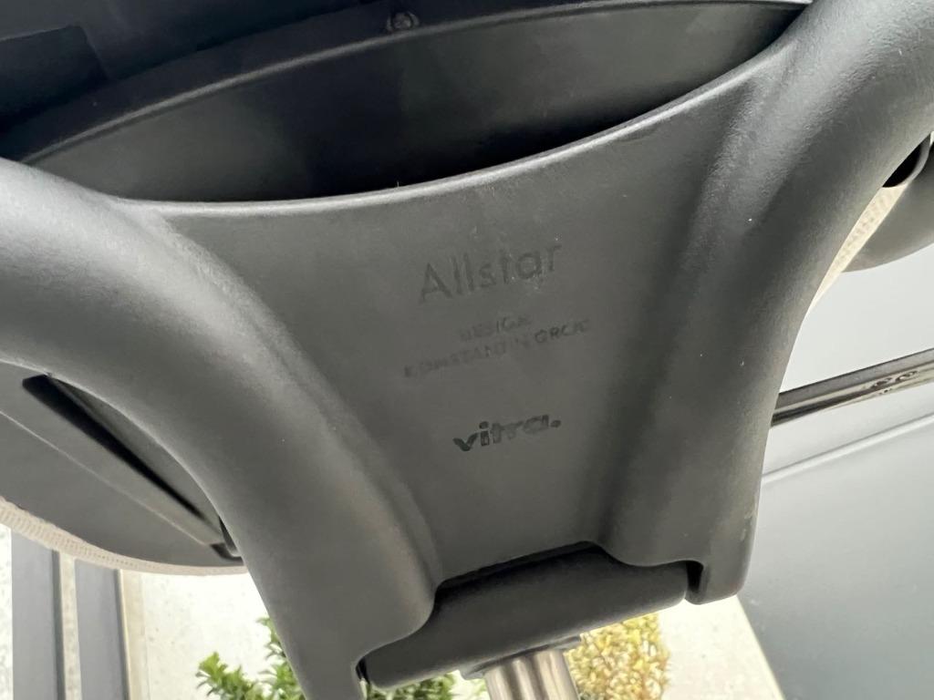 Vitra allstar bureaustoelen, 5x, Verzenden, Zo goed als nieuw, Grijs, Bureaustoel