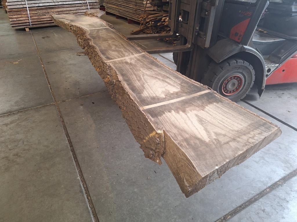 Schaaldeel 7x55x350cm boomstamplank, Ophalen of Verzenden, Zo goed als nieuw, Balk, Overige houtsoorten