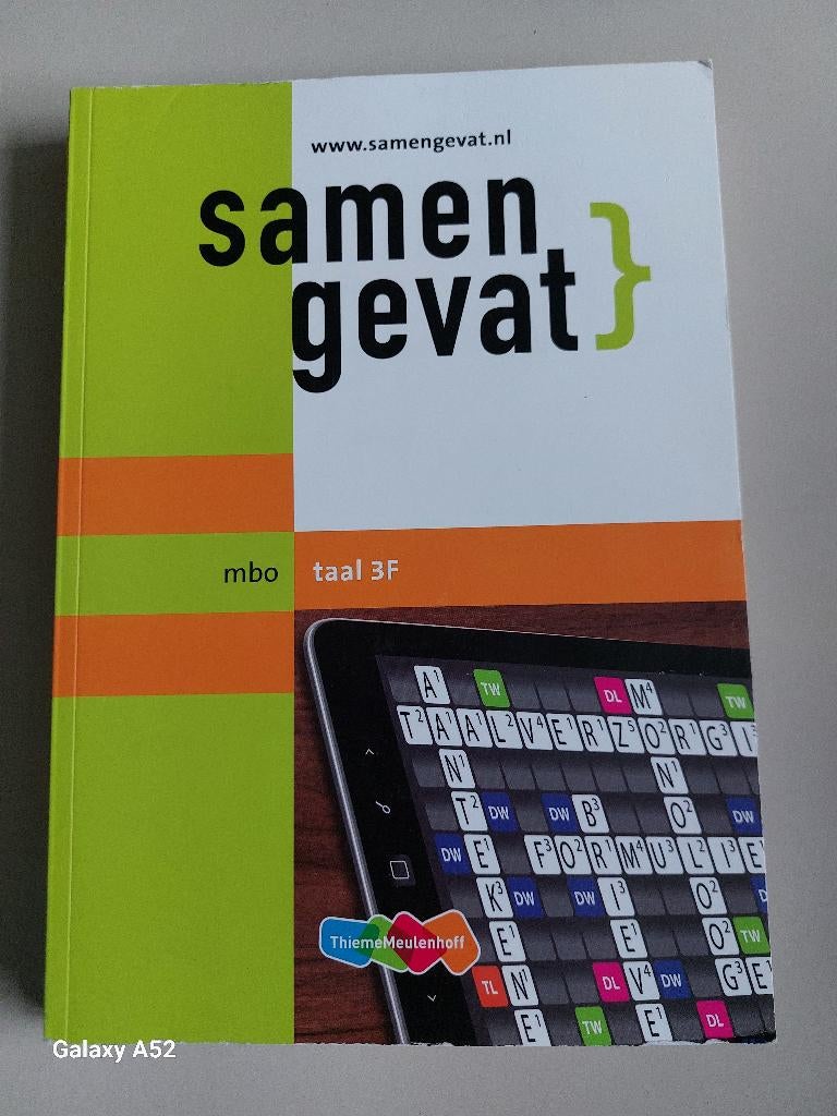 samengevat MBO Taal 3F, Boeken, Ophalen of Verzenden, Zo goed als nieuw, Overige niveaus, Nederlands