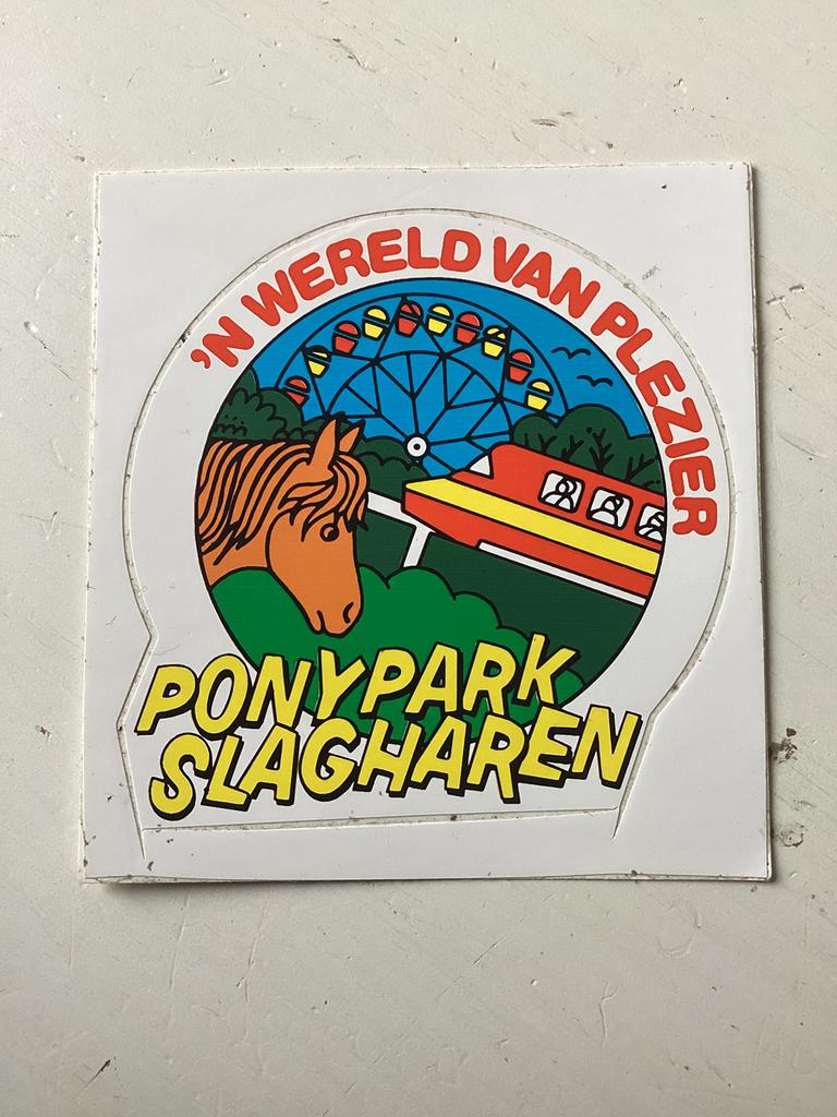 Sticker Ponypark Slagharen, Verzenden, Zo goed als nieuw