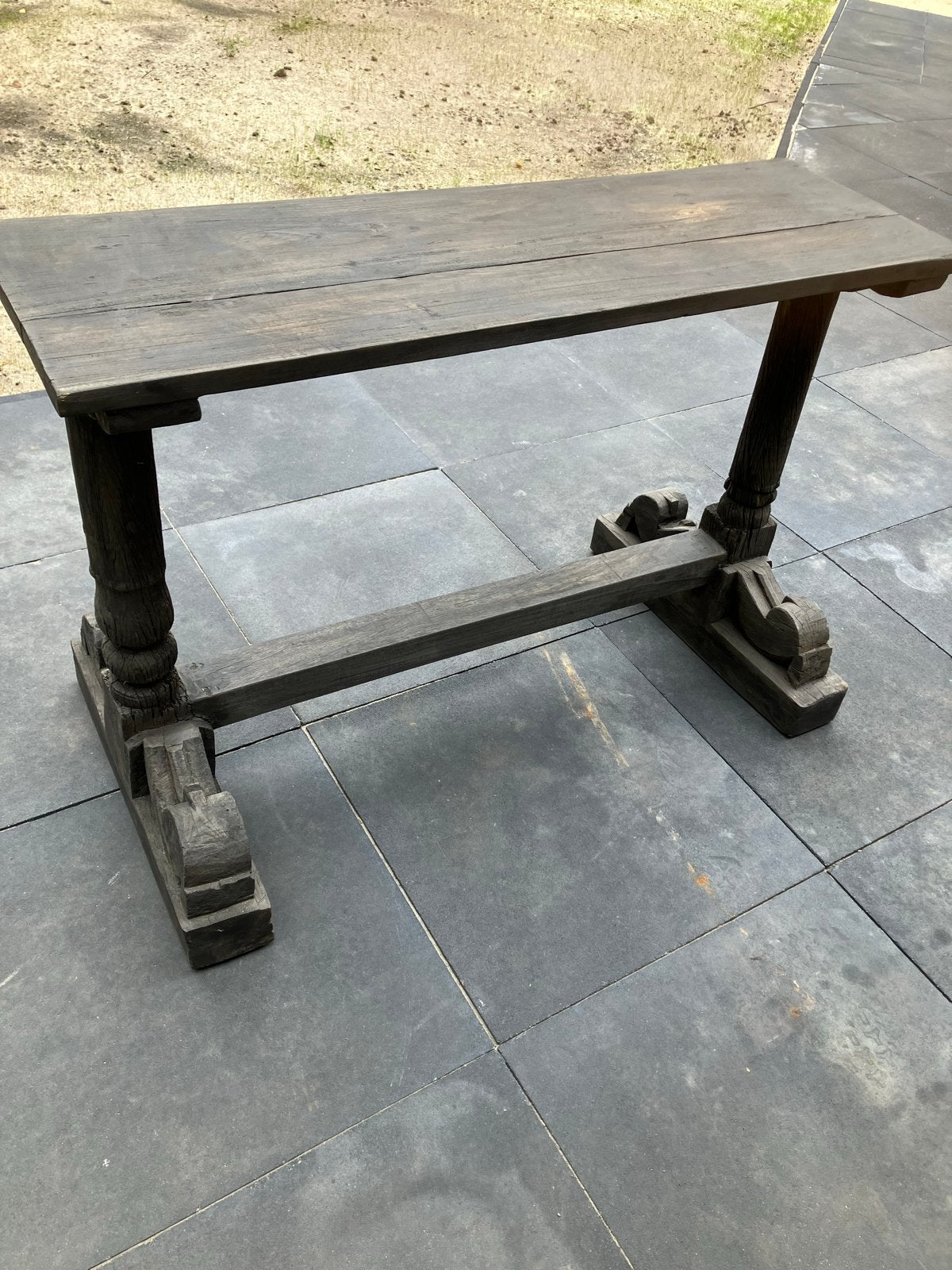 Supergave side-table prachtig bij Hoffz/Aura Peeperkorn, Huis en Inrichting, Ophalen, 100 tot 150 cm, Zo goed als nieuw, Overige houtsoorten