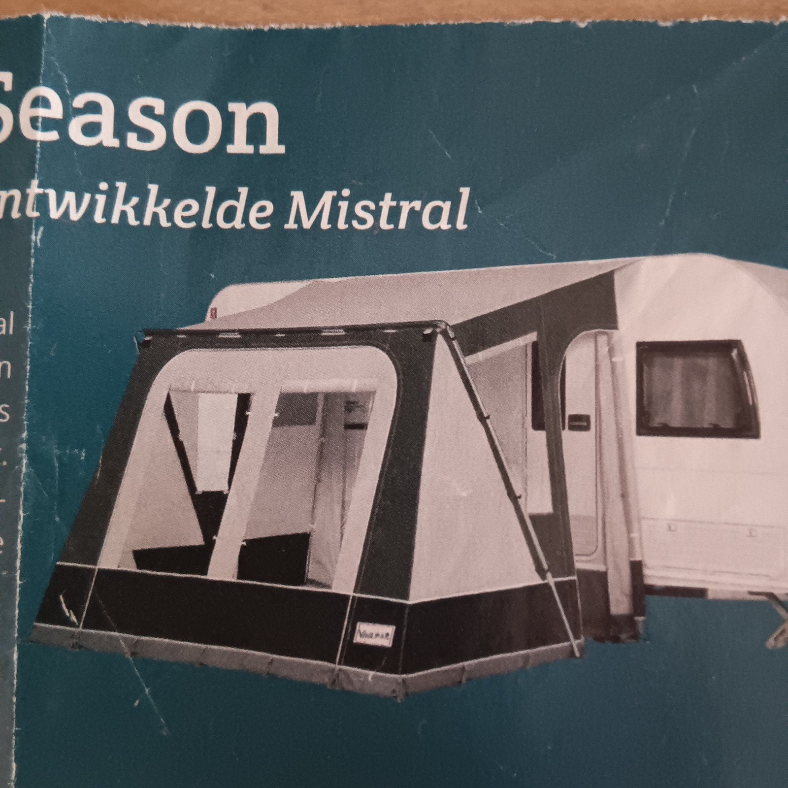 Dorema All Season voortent 2.40x 2.20mtr, Caravans en Kamperen, Ophalen, Gebruikt, Ten Cate All Season 240g/m2, Dorema