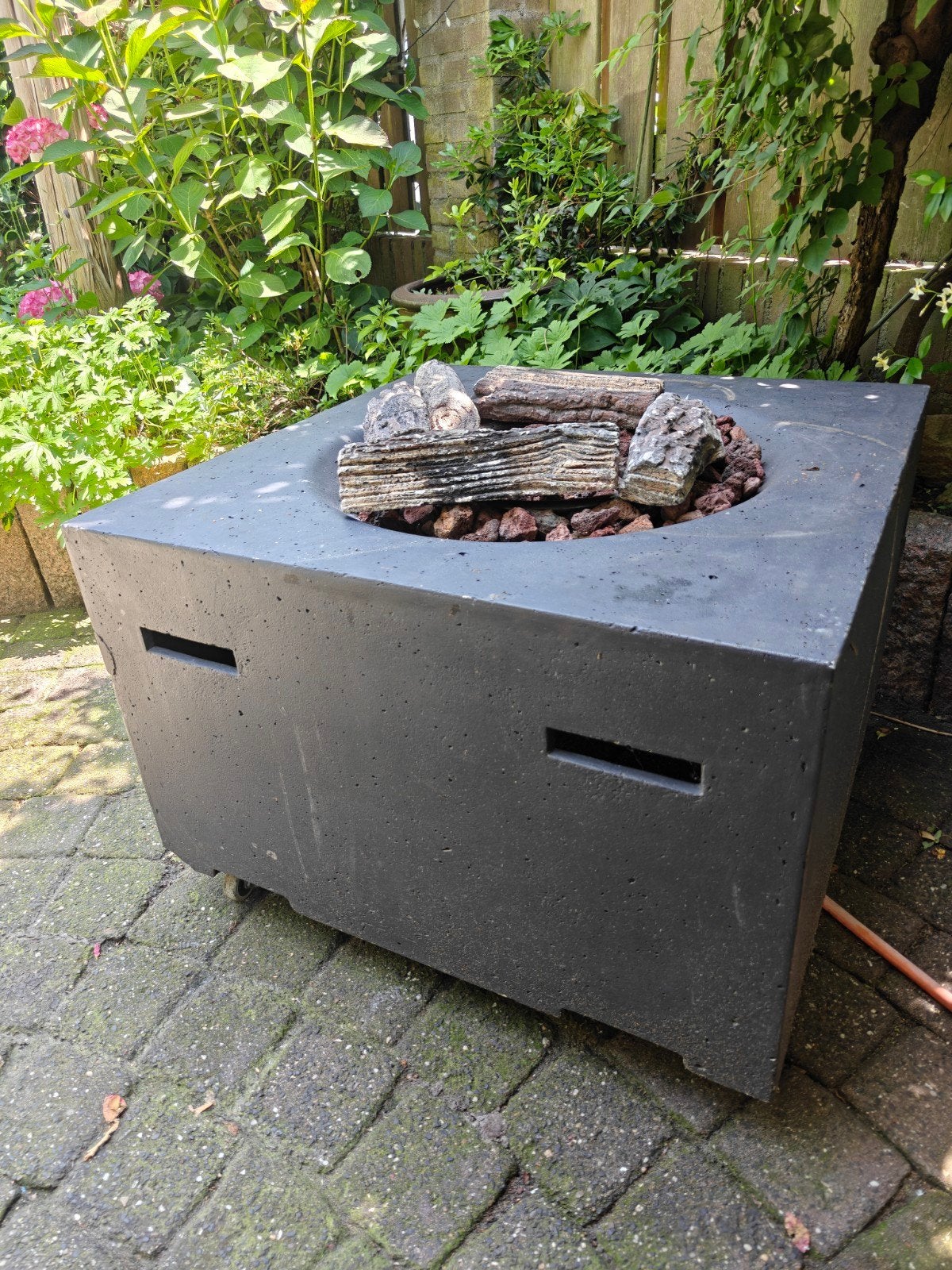 Vuurtafel op gas met afdekblad, Tuin en Terras, Ophalen