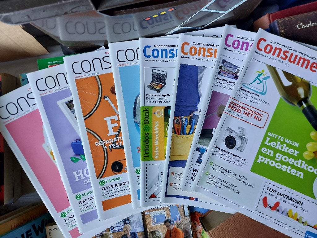 Consumentengids, januari tot en met september 2015, Ophalen of Verzenden