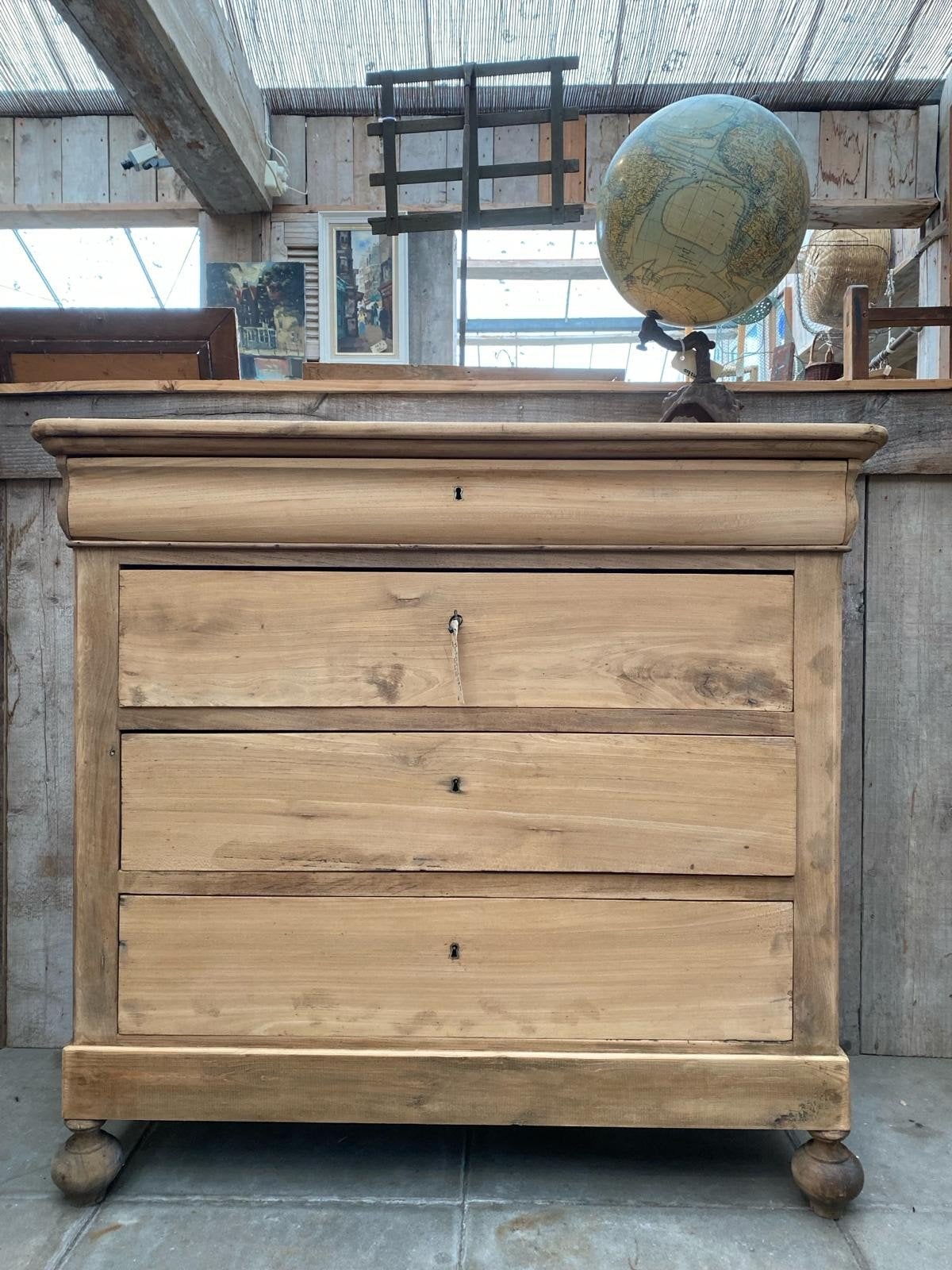 Stoer landelijke Franse kast ladekast dressoir, Ophalen