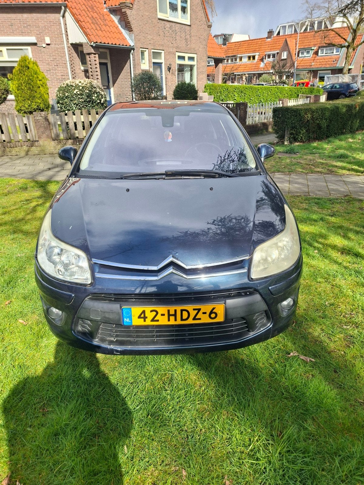 Citroën C4 1.6 VTI Berline 2008 Blauw, Auto's, Voorwielaandrijving, 1550 kg, 4 cilinders, Blauw