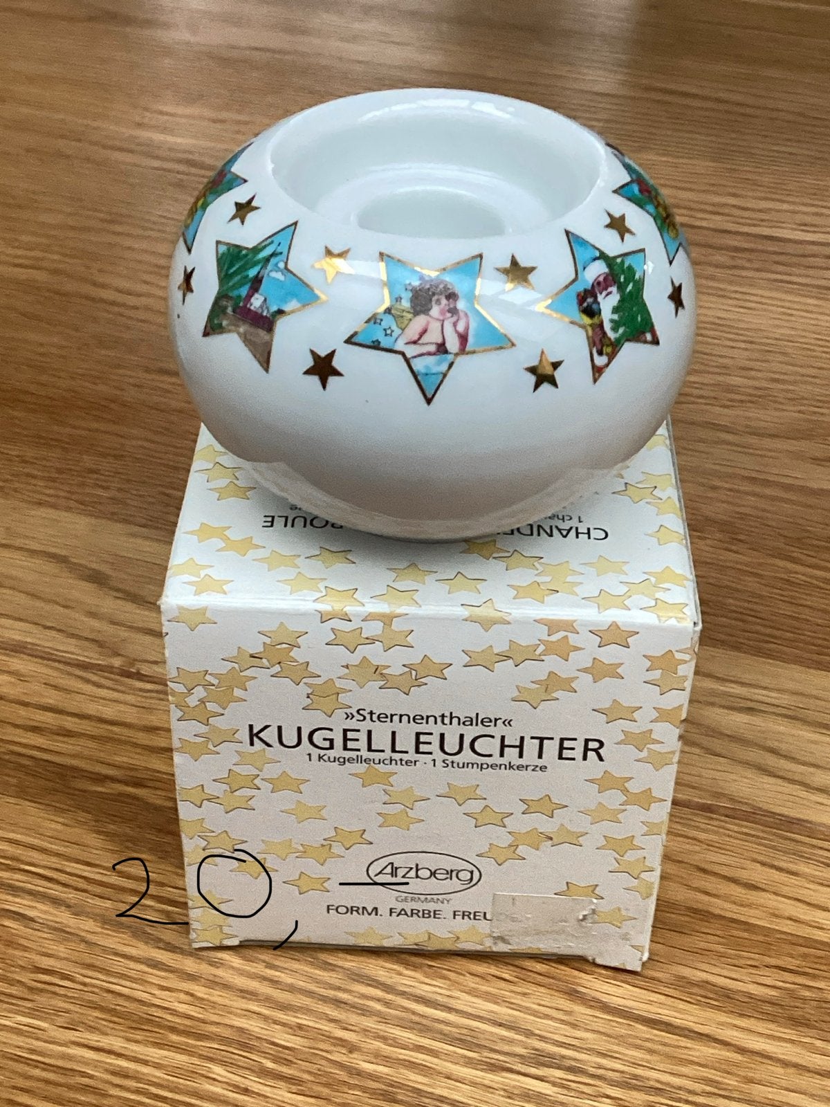 Arzberg Kugelleuchter - Sterrenthaler, Huis en Inrichting, Ophalen of Verzenden, Zo goed als nieuw, Wit, Overige merken