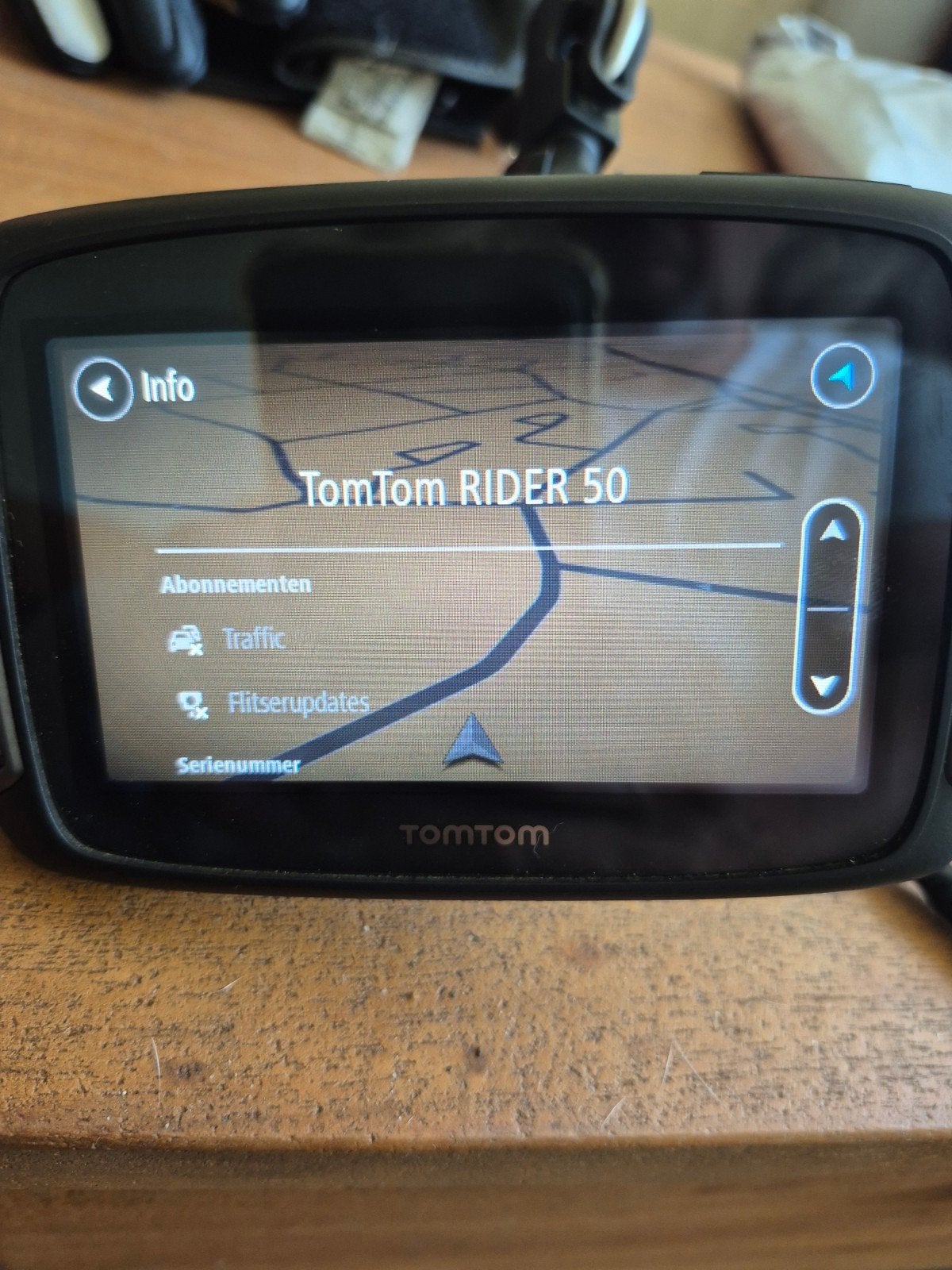 TomTom Rider 5.0 Motorfiets Navigatie met Houder, Ophalen, Gebruikt