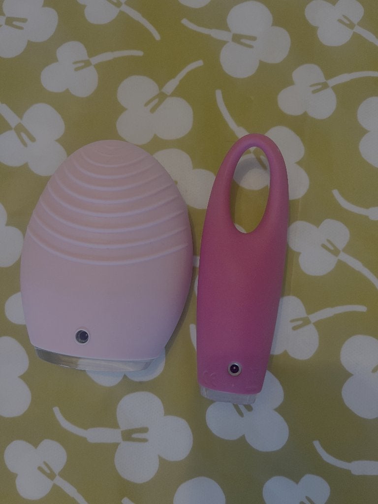 Foreo Luna 2 facial cleansing brush and Iris eye massager, Ophalen of Verzenden, Gebruikt, Gehele gezicht, Reiniging