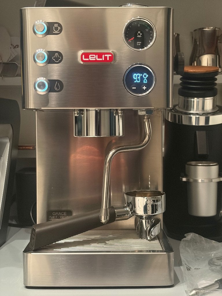 Lelit Grace PL81T espressomachine, Ophalen, Espresso apparaat, Koffiebonen, Zo goed als nieuw