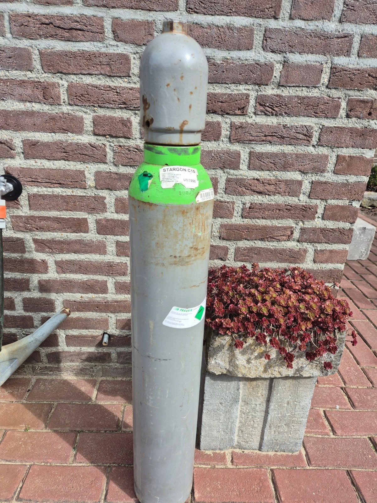 Lasfles Gas-All / Stargon C15 (leeg), Ophalen, Gebruikt, Co2