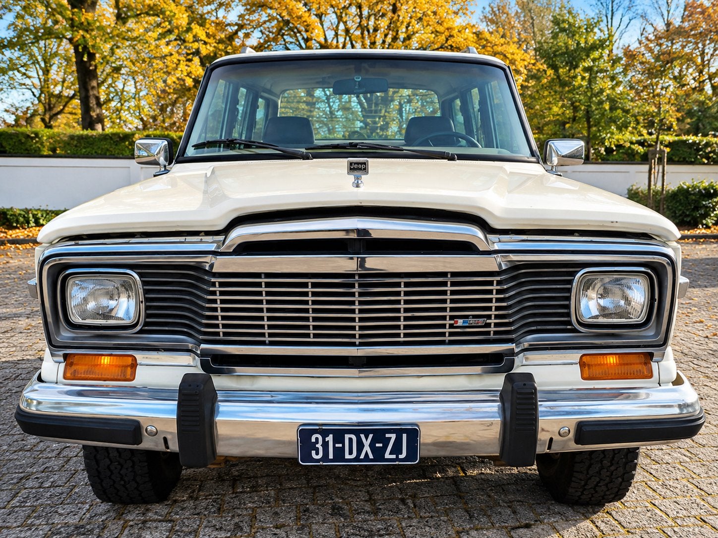 ‼️JEEP GRAND WAGONEER 5.9 V8 LIMITED BJ1974 BELASTINGVRIJ‼️, Auto's, Automaat, Wit, Leder, Bedrijf