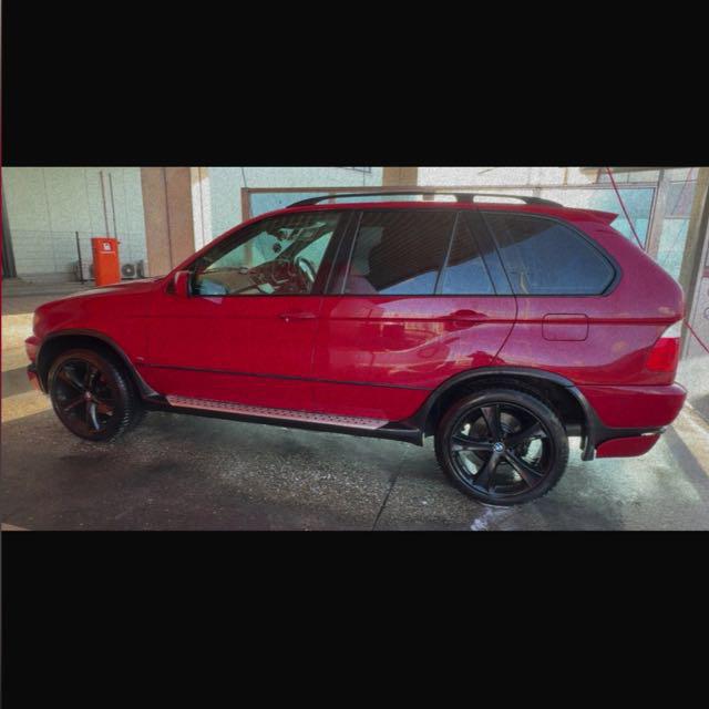 BMW X5 3.0 I AUT 2002 Rood te koop / inruil aangeboden, Ophalen of Verzenden