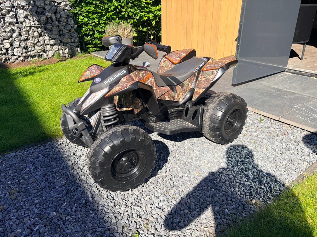 Polaris Outlaw Camo 12V Elektrische Kinderquad – Accu defect, Ophalen