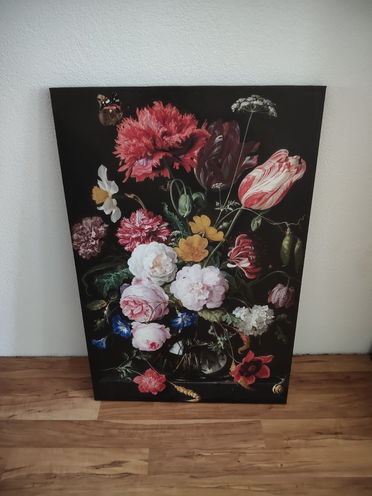 Schilderij met bloemenstilleven - Klassieke stijl, Huis en Inrichting, Ophalen, Zo goed als nieuw, Schilderij, 75 – 100