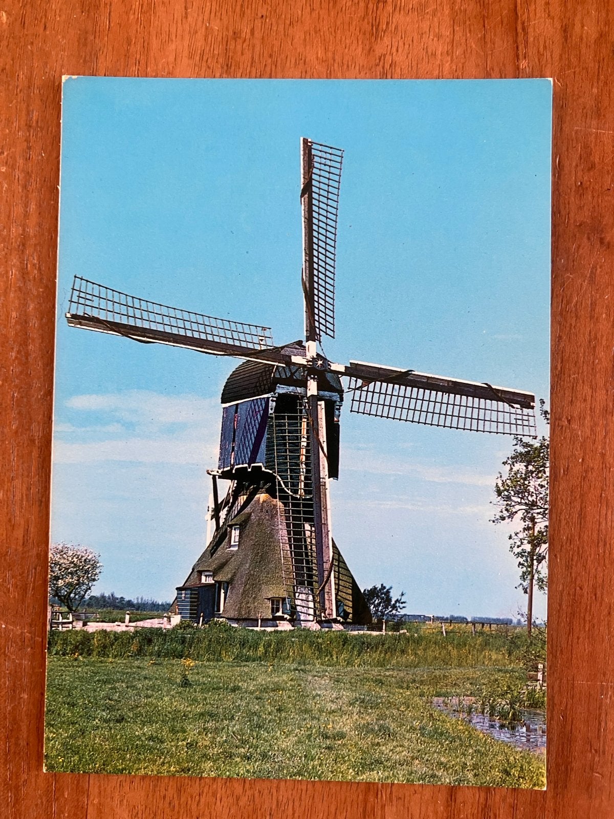 Molen van de Polder Bonrepas, Vlist (Z.H.), Ophalen of Verzenden, 1960 tot 1980, Ongelopen, Zuid-Holland