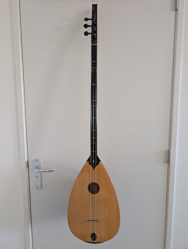Oyma tekne uzun sap saz/bağlama (long neck carved saz), Ophalen, Gebruikt, Akoestisch