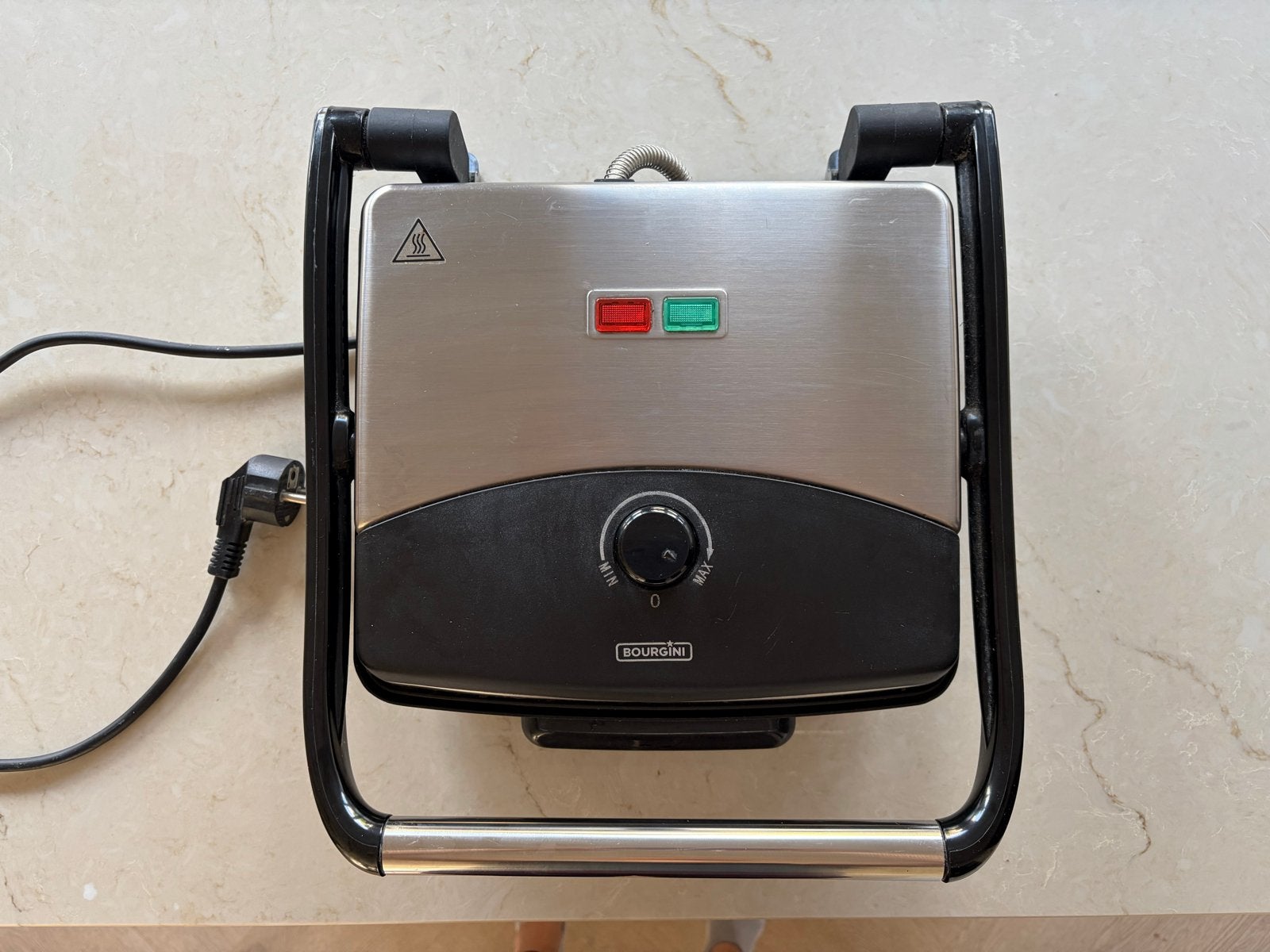 Bourgini Tafelgrill/Steengrill tosti ijzer - Gebruikt, Ophalen of Verzenden, Gebruikt, Tafelgrill