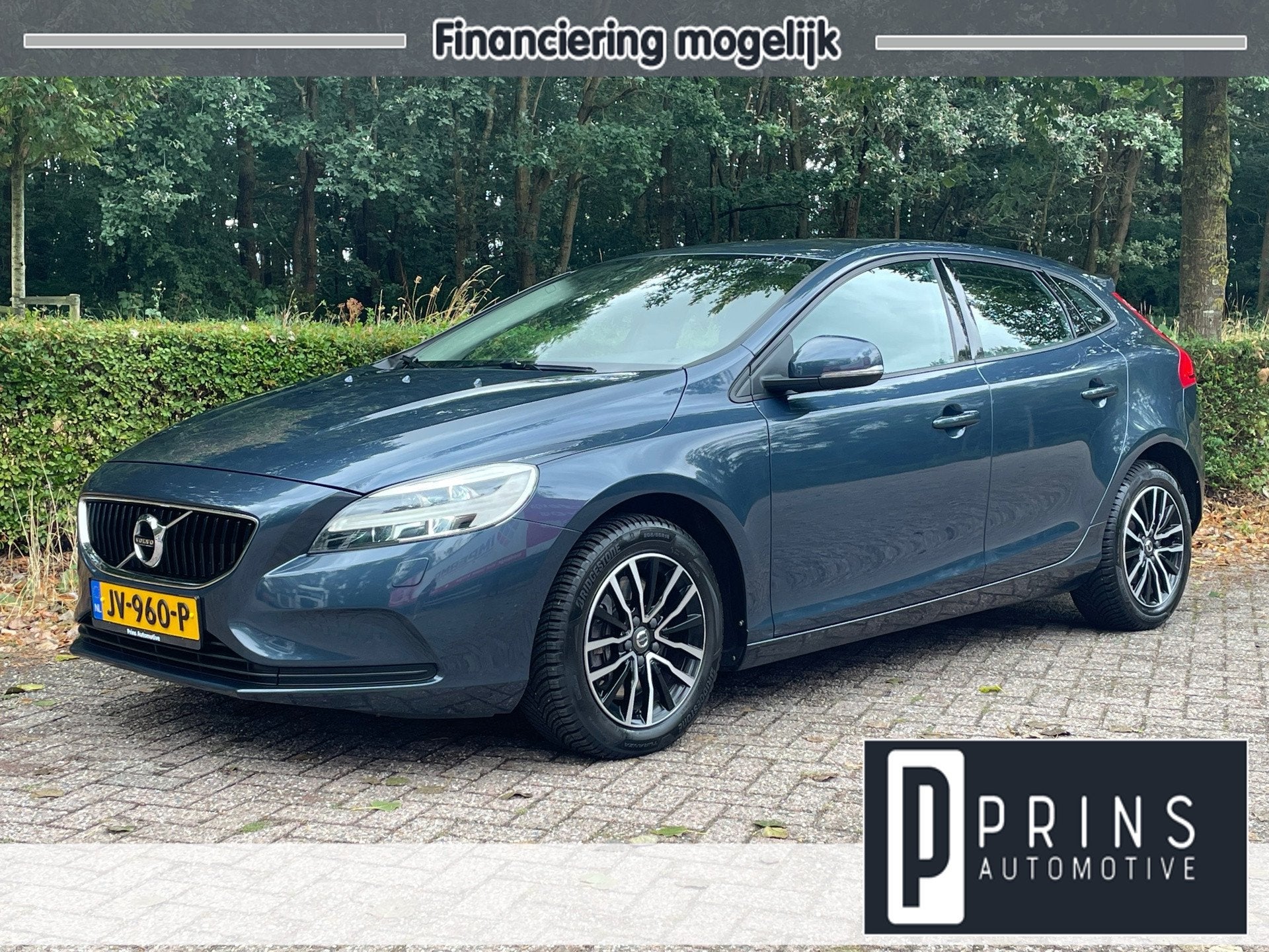 Volvo V40 1.5|T3|Aut|Momentum|Clima|Navi|Memorystoel|Stoelve, Auto's, Volvo, Euro 6, 4 cilinders, 700 kg, Blauw