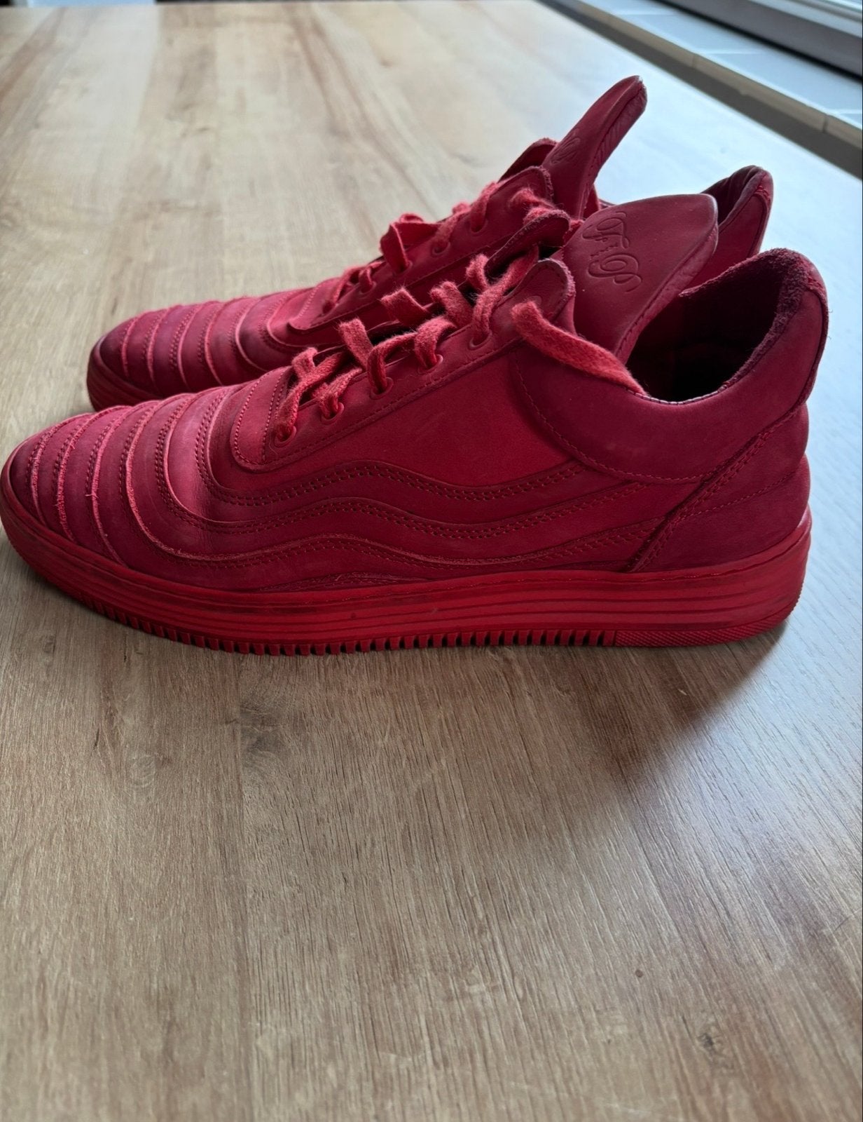 Filling Pieces sneakers maat 42 rood, Kleding | Heren, Schoenen, Overige kleuren, Verzenden, Sneakers of Gympen, Gedragen