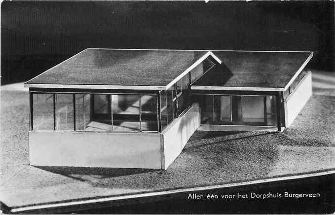 301-427-041 Burgerveen Allen een voor het Dorpshuis, Verzenden, Voor 1920, Noord-Holland